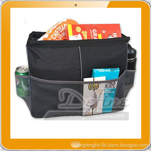 Car Trash Bag Large Capacity Waterproof with Outer Mesh Pockets